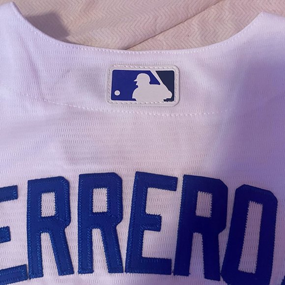 Vladimir Guerrero Jr Baseball Jersey 27# Toronto Blue Jays Jersey Nike MLB White - Picture 11 of 11